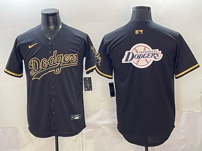 2026 Men Nike Los Angeles Dodgers Blank black gold Game MLB Jersey 0029->los angeles dodgers->MLB Jersey